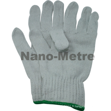 NMSAFETY 7 jauge gants en coton blanc bon marché / gants en coton blanc tricoté